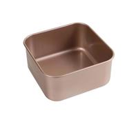 Molde antiadherente cuadrado de metal para hornear con acabado interior suave para pasteles Castella y porciones ordenadas, molde cuadrado para tartas Castella Bakeware para el hogar, molde de postre