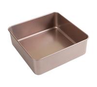 Molde antiadherente cuadrado de metal para hornear con acabado interior suave para pasteles Castella y porciones ordenadas, molde cuadrado para tartas Castella Bakeware para el hogar, molde de postre
