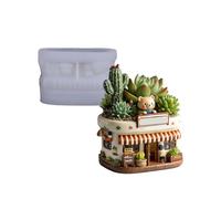 Molde Artesanal De Silicona Multiusos Para Joyería Resina Casera Y Molde Resina Con Forma Macetero Decorativo