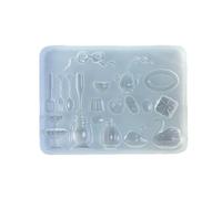 Molde artesanal de silicona reutilizable, diseño ligero y portátil para adornos de postres creativos, suministros para hacer dulces, moldes para hornear de silicona hechos a mano