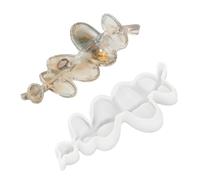 Molde artístico de silicona para servir platos con textura para exhibiciones de fiestas y proyectos de manualidades hechos a mano, bandeja de joyería