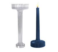 Molde cilíndrico para velas, moldes geométricos para velas | Moldes de silicona en forma de cilindro para hacer velas, jabón, resina y más, perfecto para crear una decoración única del hogar y fácil