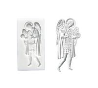 Molde colgante de ángel de silicona premium para tartas, jabón hecho a mano y accesorios creativos para hornear, moldes de silicona para pasteles