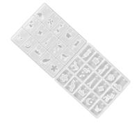 Molde Colgante Hueco de Silicona para Bricolaje, Manualidades DIY | Blanco, Práctico y Fácil de Lavar, Adecuado para Regalos Hechos a Mano, Uso Creativo