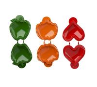 Molde compacto para repostería, formador de crujiente, juego de ollas de silicona de triple unidad que ofrece formas de relleno durante las sesiones de horneado de celebración, molde de postre de