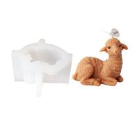 Molde con forma de oveja, epoxi para decoración del hogar, moldes de joyería para dueños de mascotas, molde divertido y único