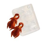 Molde con forma de pato pequeño, ideal para decoración de casas de muñecas en miniatura y fabricación de joyas, regalos únicos, molde de silicona para manualidades