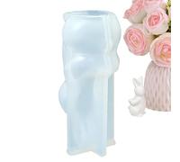Molde Conejo Silicona,Molde Para Vela Perfumada | Moldes Silicona Pascua | Primavera, Cena, Decoración Hogar