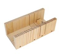 Molde cortador de jabón ajustable, herramienta de corte de jabón con marcas de escala para espesores de 1 a 8 cm, biseladora y cepilladora de madera para la elaboración artesanal