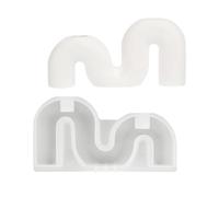 Molde creativo de silicona elegante con forma de arco, herramientas de manualidades de fácil liberación para manualidades, moldes reutilizables