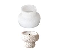 Molde creativo de silicona epoxi con forma ovalada de almacenamiento, elegante molde para entusiastas de las manualidades, herramientas de arte hechas a mano