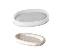 Molde creativo de silicona epoxi con forma ovalada de almacenamiento, elegante molde para entusiastas de las manualidades, herramientas de arte hechas a mano