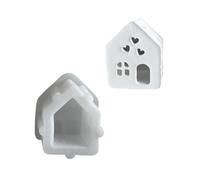Molde Creativo De Silicona Para Diseños De Casas En Tés Tés Luz Decoraciones Decoraciones Únicas Molde Para Un Ambiente Cálido Vela Vela