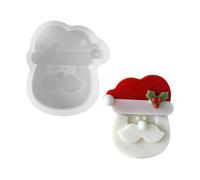 Molde Creativo De Vela Papá Noel En Molde Silicona Para Pilar Papá Noel Para Manualidades Cera Perfumadas Hechas A Mano Suministros
