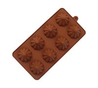 Molde de 15 celdas en forma de flor para pasteles de cumpleaños, molde de fondant, herramientas profesionales para hornear, molde de chocolate, día festivo pequeño Día de Acción de Gracias