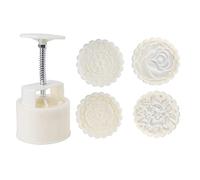 Molde de 150/200 g para festival de mediados de otoño, diseño de flores, decoración de tartas, moldes para cortar galletas