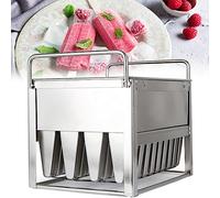 Molde de acero inoxidable para helado casero, 40 ranuras, diseño duradero para un uso fácil