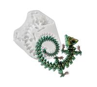 Molde de adorno de dragón, vela de silicona fácil de usar, decoraciones de escritorio en forma de Animal, molde, suministros para fabricación de joyas, estatuilla hecha a mano