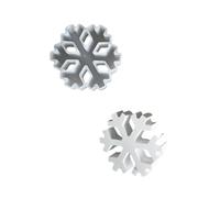 Molde de adorno de Navidad de copo de nieve, molde de silicona flexible para decoración del hogar, yeso, práctica herramienta para hacer joyas, moldes para manualidades para resina
