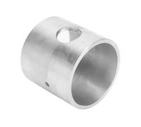 Molde de aleación de aluminio resistente con forma de cilindro para trabajos de metal y reparaciones, fácil de usar, accesorio de joyería, molde de caja de arena de metal