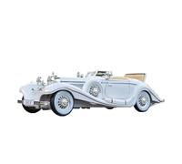 Molde De Aleación De Fundición A Presión Estática para Mercedes Benz 500K1936 1/18 Decoración De Simulación(White)