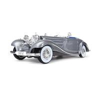 Molde De Aleación De Fundición A Presión Estática para Mercedes Benz 500K1936 1/18 Decoración De Simulación(Gray)