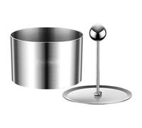 Molde de anillo de pastel - molde para tortas de acero inoxidable y shaper de arroz - anillos de cocina ergonómicos, anillos de pastelería