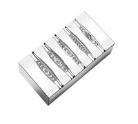 Molde de anillos de acero de larga duración con patrón de estrella que garantiza una textura de acero estable para talleres de joyería, moldes de grabado de precisión