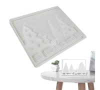 Molde De Árbol De Navidad De Silicona - Molde De Fundición Para Decoración Del Hogar - Moldes De Silicona Para Letreros Luminosos De Cemento Yeso Arte Profesores Hogar Decoradores Estudiantes