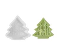 Molde de árbol de Navidad, Epoxy Resin Mould, Silicona Molds for Christmas, Candle Making Mould, Resin Casting Christmas Tree, Ornament Epoxy Resin Christmas Tree Mold for Candle and Ornament Making
