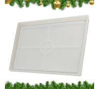 Molde de árbol de Navidad, escudo de luz de Navidad, forma de yeso - Fácil de desmoldear moldes de silicona para cemento yeso adultos artesanías entusiastas de maestros de arte decoradores del hogar