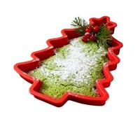 Molde de árbol de Navidad: molde para postres navideños, forma de silicona, patrón de árbol decorativo, antiadherente de fácil liberación, utensilios para hornear festivos creativos