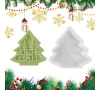 Molde De Árbol De Navidad Para Velas | Herramienta De Elaboración De Jabón | Molde De Silicona Navideño | Para Adultos, Decoración Del Hogar, Fiestas, Cumpleaños, Centro De Mesa, Cocina, Pequeños