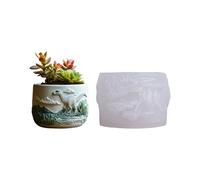 Molde De Arcosaurio Elastómero Uso Múltiple Para Joyería Resina Luces Cera Complementos Decorativos Para Jardín Del Hogar Molde Silicona Dinosaurio En Relieve Estereoscópico