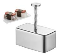 Molde de arroz sushi - spams de acero inoxidable Musubii Maker, herramienta de arroz de algas | Molde de bola de arroz portátil, kit de prensa Musubii Maker, máquina rectangular de sushi para niños