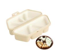 Molde de arroz triangular, 6 cavidades, antiadherentes, recipientes de alimentos, molde triangular para hacer sushi, para niños, almuerzo, preparación de comidas, hogar, escuela, oficina, picnic