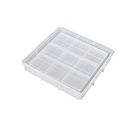 Molde de bandeja con base de tablero de ajedrez de silicona hecho a mano, almacenamiento de joyas para hacer joyas, juegos de mesa, bandeja de tablero de ajedrez para resina