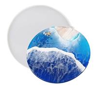 Molde de bandeja de resina de silicona, molde grande de resina de 30 cm, molde de silicona para bandeja de servir, molde de fundición de resina epoxi para hacer bricolaje bandeja de ágata