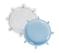 Molde de bandeja de silicona, molde de contenedor de almacenamiento, moldes de yeso con diseño de timón para hacer platos de joyería, decoración de mesa, habitación, boda