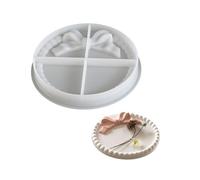 Molde de bandeja de silicona para principiantes, moldes decorativos para proyectos creativos de resina y posavasos de tabla de frutas, moldes para manualidades