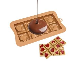Molde de barra de chocolate de silicona antiadherente de calidad | Formas de silicona para chocolate para aperitivos postres DIY proteína energía jabón Navidad decoración tortas hecho a mano