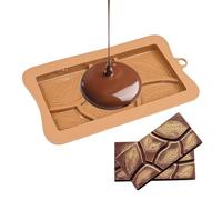 Molde de barra de chocolate de silicona,Silicona antiadherente | Molde de barras de proteínas y energía degradables,para Brownie, Hogar, Vacaciones, Regalos de , Actividad Infantil