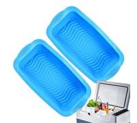 Molde de bloque de hielo extra grande - Moldes de silicona | Molde de ladrillos de hielo de 4.5 libras, moldes de silicona, bandeja de hielo de 9.7 x 4.8 x 2.75 pulgadas para baño de hielo Chille
