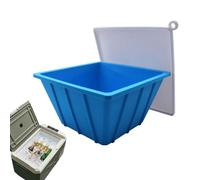 Molde de bloques de hielo baños, molde de bloques de hielo grande | Baño de hielo de colapso frío molde grande - Bebida en el congelador de gran bandeja de bebidas