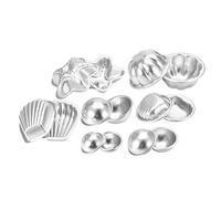 Molde de bola de sal de baño hecho a mano, prensa de bomba de baño de metal creativo, molde para manualidades con gas, vaporizador de ducha DIY para aficionados y principiantes (Combination 8)