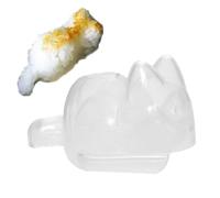 Molde de bolas de arroz, moldeador de sushi de gato, fabricante de bolas, herramienta de lonchera con diseño antiadherente, divertido accesorio de comida para niños, escuela, viajes, picnic