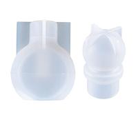 Molde de botella de perfume epoxi para insertar flores, desinfectante de manos