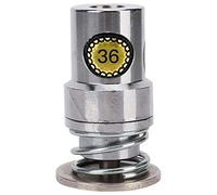 Molde de botón redondo, herramientas de botón cubiertas de tela Herramienta de prensa de forma de pan para máquina de prensa manual(36L)