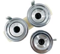 Molde de botón redondo troquelado insignia 25/32/37/44/58/75MM Juegos sellos Insertos plantilla troquel Forma impresión corte Conjunto forma metal ，Kit de manualidades(44mm)