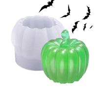 Molde de calabaza de silicona, molde de vela de calabaza - Molde para la producción de jabón, fundición de resina epoxi de silicona, arte artesanal,Artesanía hecha a mano de resina epósicos